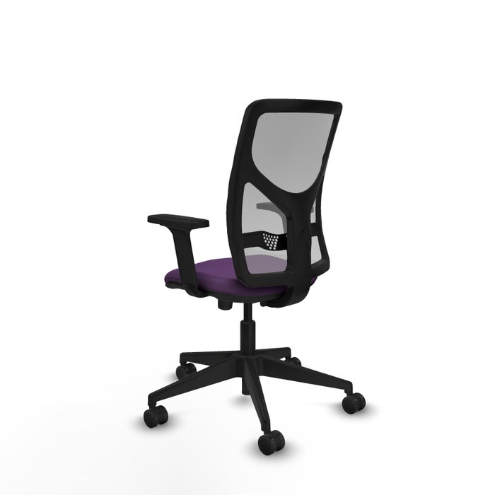 PIQUERAS Y CRESPO Silla de oficina Motilla con mecanismo Sincro/Traslack, Morado y Gris PIQUERAS Y CRESPO Silla de oficina Motilla con mecanismo Sincro/Traslack, Morado y Gris