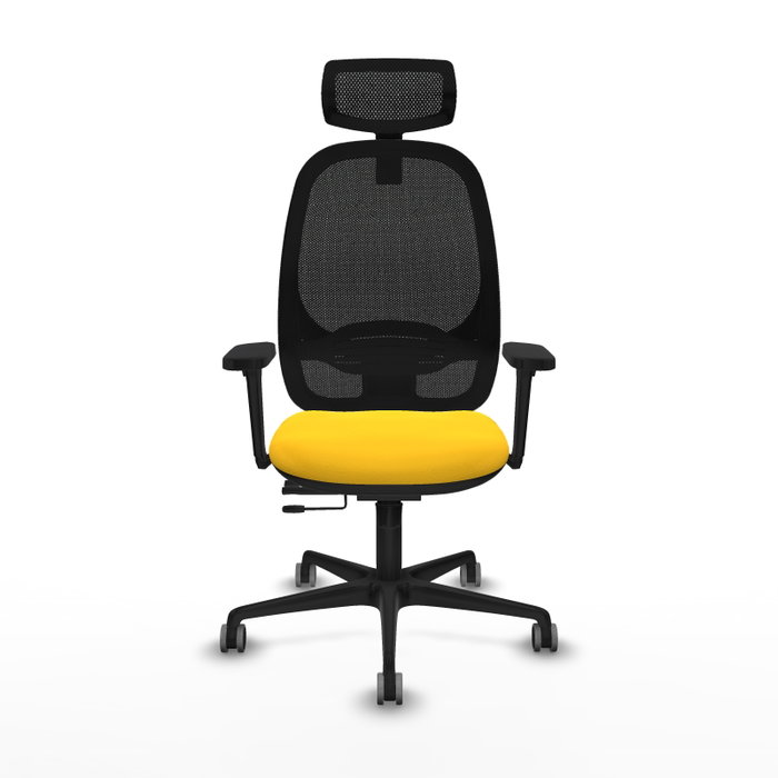 PIQUERAS Y CRESPO Silla de oficina Cilanco Amarillo y Negro PIQUERAS Y CRESPO Silla de oficina Cilanco Amarillo y Negro