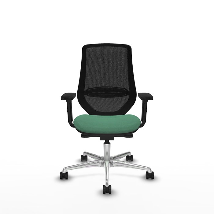 PIQUERAS Y CRESPO Silla de oficina Mardos Verde esmeralda y Negro