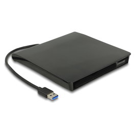 DeLOCK Carcasa externa para unidad Slim SATA 5.25 pulg 12,7 mm USB 5 Gbps