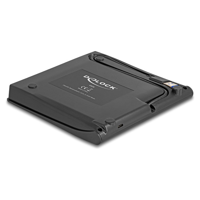 DeLOCK Caja Externa para Unidad SATA Slim de 5.25" y 12.7 mm, con USB 3.0 SuperSpeed 5 Gbps Tipo-A Macho, HDD, Color Negro
