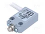 POKÓJ Interruptor de fin de carrera con espárrago de Ø8mm, NO + NC, 5A