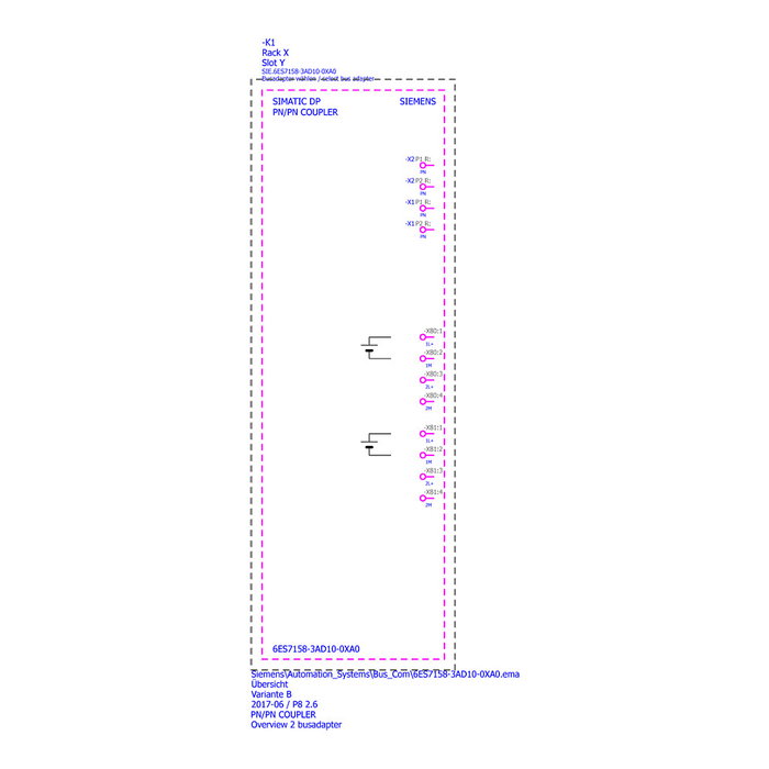Siemens 6ES7158-3AD10-0XA0 SIMATIC PN/PN Coupler