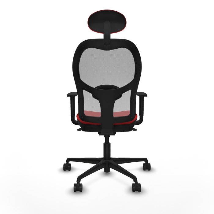 PIQUERAS Y CRESPO Silla de oficina Jorquera, Mecanismo Sincro, Rojo y Gris PIQUERAS Y CRESPO Silla de oficina Jorquera, Mecanismo Sincro, Rojo y Gris