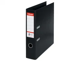 Esselte N1 Archivador de Palanca Din A4 Lomo 75 mm Carton Forrado Negro