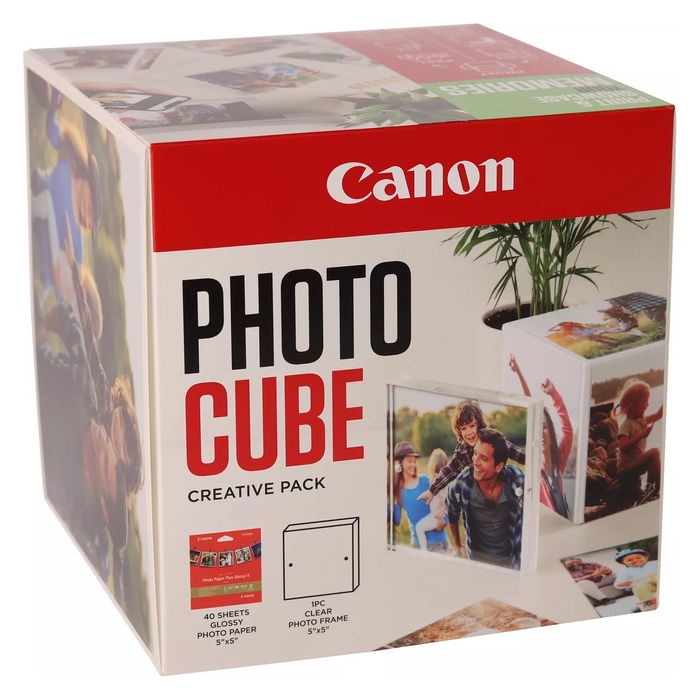 Canon PP-201 Photo Paper Creative Pack White Green, 13x13 cm, 40 Hojas Canon PP-201 Photo Paper Creative Pack White Green, 13x13 cm, 40 Hojas