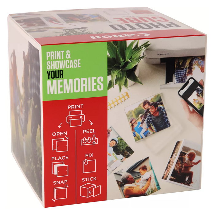 Canon PP-201 Photo Paper Creative Pack White Green, 13x13 cm, 40 Hojas Canon PP-201 Photo Paper Creative Pack White Green, 13x13 cm, 40 Hojas