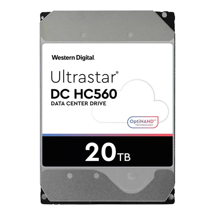 Western Digital Ultrastar DH HC560 20TB 7200RPM 512MB Cache SATA 3.5" Unidad de Disco Duro Western Digital Ultrastar DH HC560 20TB 7200RPM 512MB Cache SATA 3.5" Unidad de Disco Duro