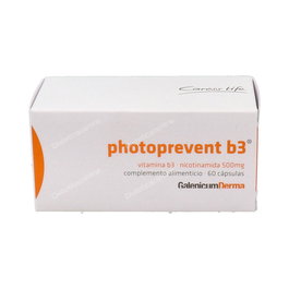 GALENICUM DERMA Photoprevent B3 Nicitinamida 500Mg 60 Cápsulas