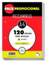PACSA Recambio A4 120h 90g 4 Taladros Cuadric. 4x4 c/Margen