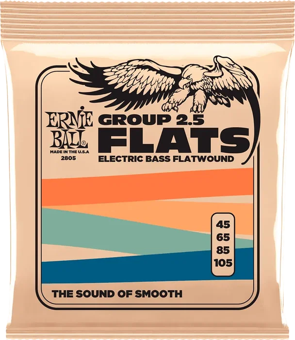 Ernieball Group II´5 Bajo Eléctrico Entorchado Plano Long Scale 45-105