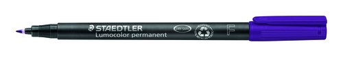 STAEDTLER Rotulador Permanente 318 Lumocolor Violeta (Set de 10) STAEDTLER Rotulador Permanente 318 Lumocolor Violeta (Set de 10)