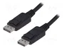 Qoltec Cable DisplayPort v1.1 4K 5m Negro