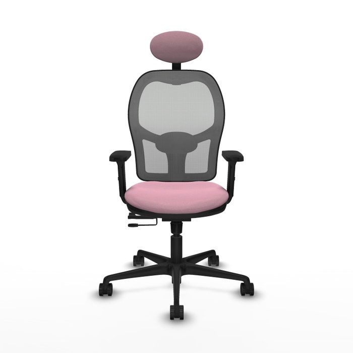 PIQUERAS Y CRESPO Silla de oficina Jorquera Rosa y Gris PIQUERAS Y CRESPO Silla de oficina Jorquera Rosa y Gris