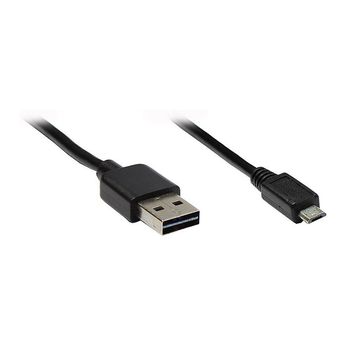 GoodConnections Cable USB 2.0 A a Micro B, 3m, Negro GoodConnections Cable USB 2.0 A a Micro B, 3m, Negro