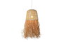 DKD Home Decor Lámpara de Techo de Ratán Hecha a Mano Natural 30x30x60 cm