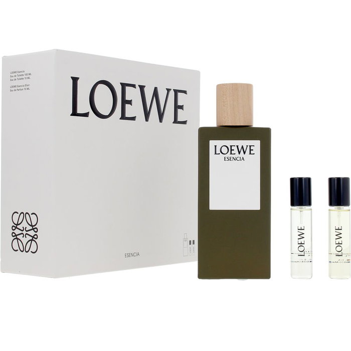 Loewe Esencia EDT 100ml - Cofre de Regalo con 3 Unidades, Fragancia Masculina Elegante con Notas de Lavanda, Enebro, Lima, Nuez Moscada, Sándalo, Almizcle y Cuero Loewe Esencia EDT 100ml - Cofre de Regalo con 3 Unidades, Fragancia Masculina Elegante con Notas de Lavanda, Enebro, Lima, Nuez Moscada, Sándalo, Almizcle y Cuero
