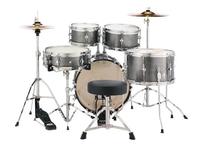 Pearl Batería Roadshow Junior Rsj 1610Bx/0805/10550/1308+1204 & Hw / Grindstone Sparkle Pearl Completa con Platillos Sabian Solar