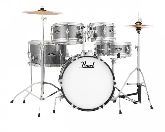 Pearl Batería Roadshow Junior Rsj 1610Bx/0805/10550/1308+1204 & Hw / Grindstone Sparkle Pearl Completa con Platillos Sabian Solar