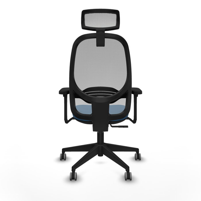 PIQUERAS Y CRESPO Silla de oficina Cilanco Azul claro/Gris con mecanismo Sincro PIQUERAS Y CRESPO Silla de oficina Cilanco Azul claro/Gris con mecanismo Sincro