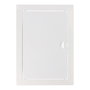 Edm Tapa de registro empotrable rectangular acero 20x30cm blanca