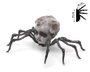Araña con cara de muñeca de 15 cm Gris