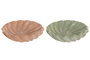 DKD Home Decor Centro de Mesa de Cemento Tropical Palm, Surtido de 2 Colores