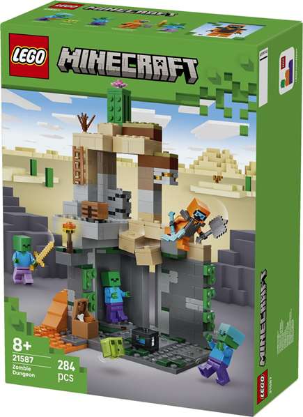 Lego Minecraft Juego de Construcción La Mazmorra de Zombis - Edad Mínima Recomendada 8 Meses Lego Minecraft Juego de Construcción La Mazmorra de Zombis - Edad Mínima Recomendada 8 Meses