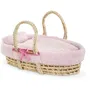 Corolle Conjunto Cuna Peluche Rosa Accesorios para Muñecos Bebé COR4062013141855 para Muñecos Bebé de 36 y 42 cm
