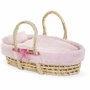 Corolle Conjunto Cuna Peluche Rosa para Muñecos de 36 y 42 cm