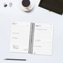 Finocam Agenda Espiral E5 Año 2026, 117x181 mm, 1 Día por Página, Tapa de Polipropileno Negro con Elástico, Información Anual y Contenidos Extra