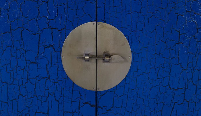 GINER Y COLOMER Aparador Zen con Puertas y Cajones Azul Distressed GINER Y COLOMER Aparador Zen con Puertas y Cajones Azul Distressed