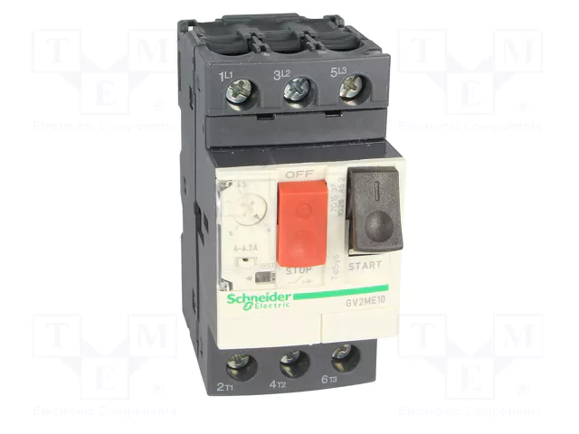 SCHNEIDER ELECTRIC Interruptor motorizado GV2ME10 2,2kW 230÷690VAC SCHNEIDER ELECTRIC Interruptor motorizado GV2ME10 2,2kW 230÷690VAC