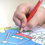 Milan Cuaderno para colorear con adhesivos alien invasion