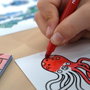 Milan Cuaderno para colorear con adhesivos alien invasion