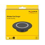 DeLOCK 66284 Cargador inalámbrico 15 W para instalación en mesa negro