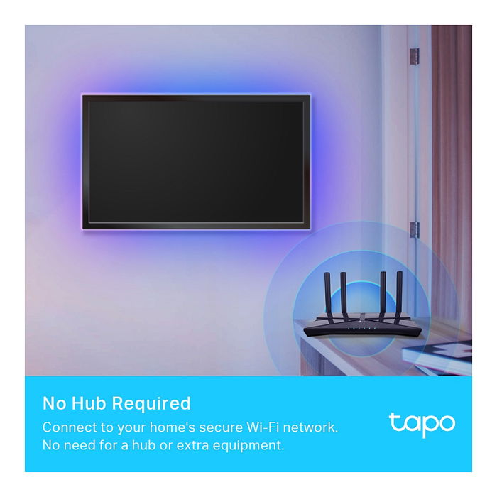 TP-Link Tira de Luz Inteligente Tapo L930-10 LED Multicolor Wi-Fi, Control por Voz, 5 m, 600 LED, 2000 lm, Funciona con Alexa, Google Assistant y Apple HomeKit