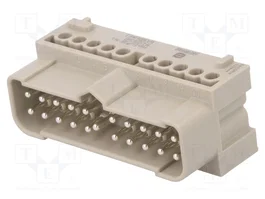 HARTING Han-Eco® Modular plantilla de contacto macho 20 pines