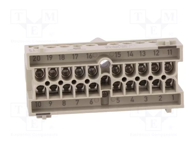 HARTING Han-Eco® Modular plantilla de contacto macho 20 pines HARTING Han-Eco® Modular plantilla de contacto macho 20 pines