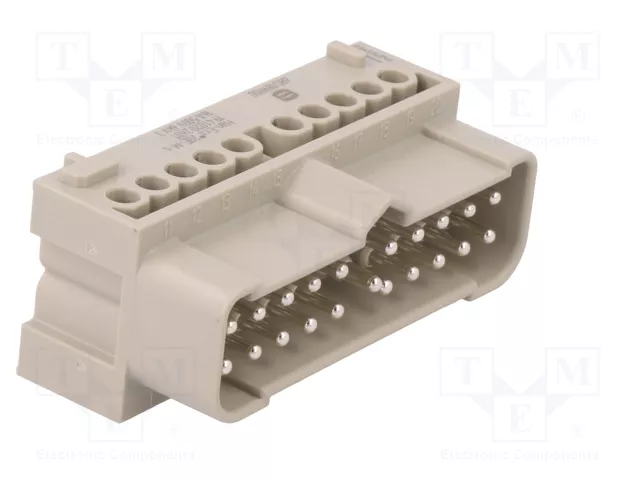 HARTING Han-Eco® Modular plantilla de contacto macho 20 pines HARTING Han-Eco® Modular plantilla de contacto macho 20 pines