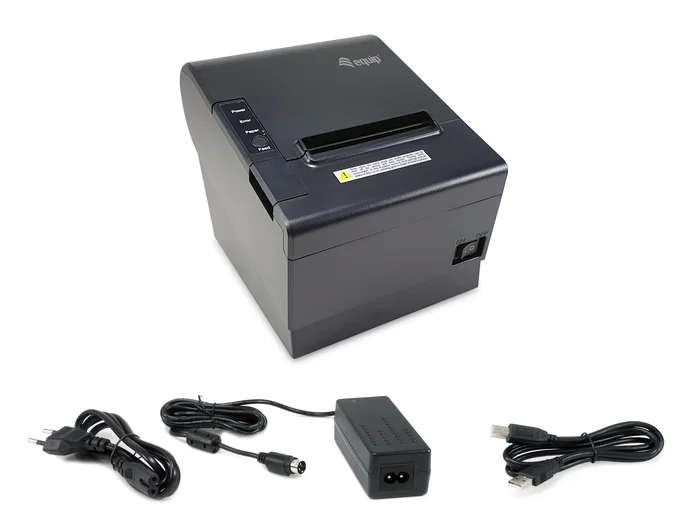 Equip Impresora Térmica de Recibos 351002 de 80 mm con USB y RJ-11 Equip Impresora Térmica de Recibos 351002 de 80 mm con USB y RJ-11