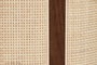 DKD Home Decor Mesa Comedor Sixties Mango y Fibra Natural 200x76x100 cm