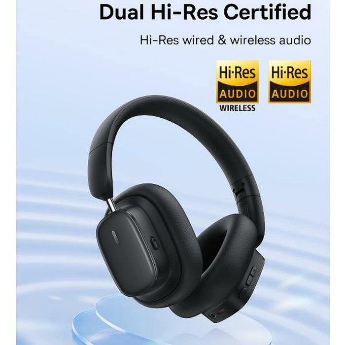 BASEUS Bowie H1i Auriculares Inalámbricos con Cancelación de Ruido Negro