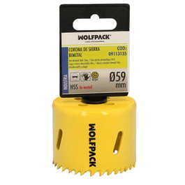 WOLFPACK LINEA PROFESIONAL Corona Sierra Bimetal Ø 59 mm