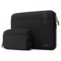 Inateck LB01011 Funda Ordenador Portátil 13" para MacBook Pro/Air M1 M2 2016-2022 y Surface, Negro, Incluye Bolsa Adicional