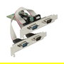 DeLOCK 89557 Tarjeta PCIe Express x1 a 4 Puertos Serie RS-232, Perfil Bajo, PCIe 2.0, Interna, Chipset ASIX AX99100