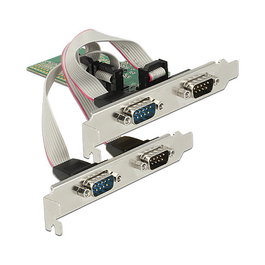 DeLOCK 89557 Tarjeta PCI Express x1 a 4 puertos serie RS-232