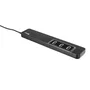 HUB TRUST OILA 10 PUERTOS USB - DISEÑO PLANO Y COMPACTO - 3 PUERTOS EN LA PARTE SUPERIOR Y 7 EN LA FRONTAL - INCLUYE ADAPTADOR TOMA ELECTRICA