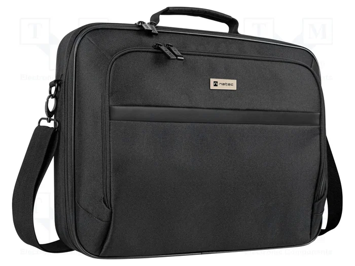 NATEC Boxer Lite Maletín para portátil de 15.6 pulgadas Negro