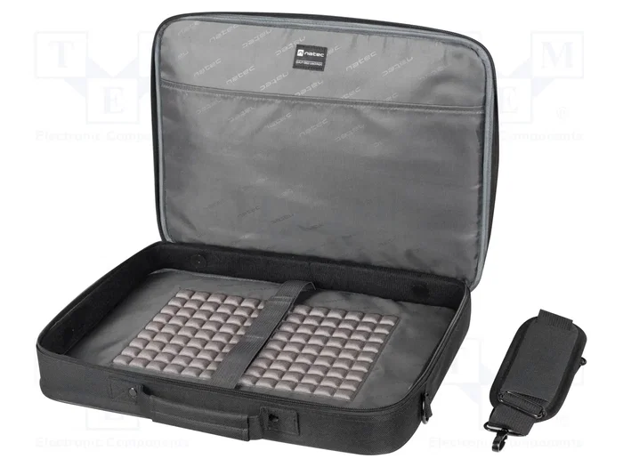 NATEC Boxer Lite Maletín para portátil de 15.6 pulgadas Negro